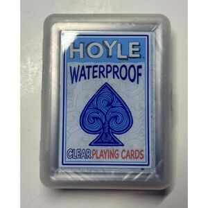Hoyle Waterproof Clear Playing Cards